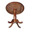 International Concepts Round 36 in Round Top Pedestal Table, 34.9 inH, Espresso, 36 W, 36 L, 35.1 in H, Wood, Espresso K581-36RT-6B - alternate 2